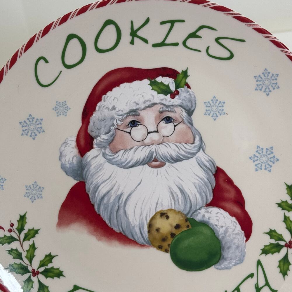 Lenox Cookies for Santa Plate Holiday 9" - Picture 2 of 4